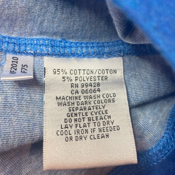 Bugatchi 1/4 zip blue pullover size large - Picture 5 of 5